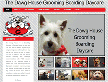 Tablet Screenshot of dawghousegroom.com